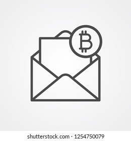 Mail vector icon sign symbol