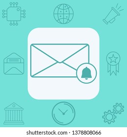 Mail vector icon sign symbol