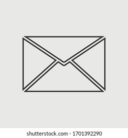Mail vector illustration symbol for website and graphic design