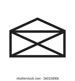 Mail vector image to be used in web applications, mobile applications and print media.