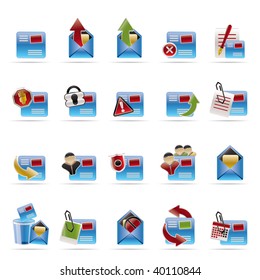 Mail Vector and Letter  -Vector Icon Set 2