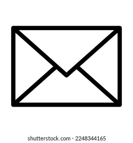 Mail Vector Line Icon Design