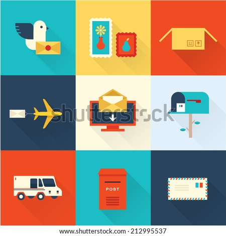 mail vector set