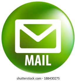 Mail web icon template