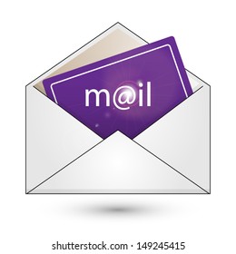 Mail Web Symbol. Internet. High quality vector illustration. Eps10.