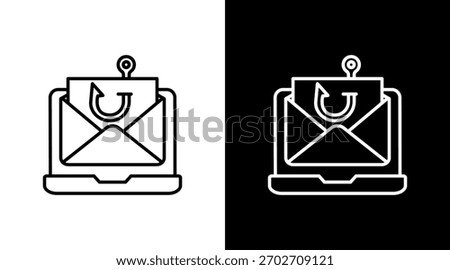 Mail White Icon Set Design