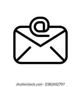 logotipo de icono de correo-19line para sitio web, aplicación, impresión, documento, diseño de afiches, etc, adecuado para diseño web, logotipo, aplicación