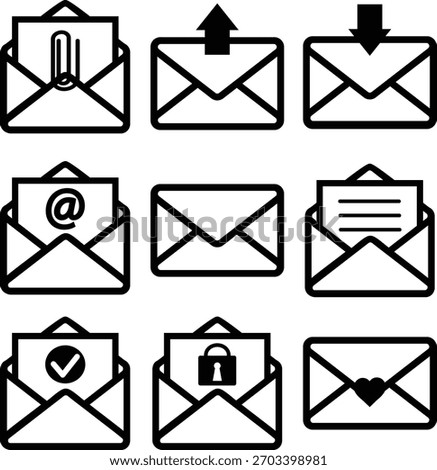 mail-1-all-set - isolated on white background