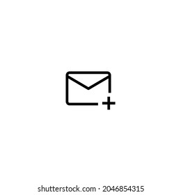 Mail-Add icon simple perfect illustration