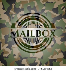 Mailbox camouflaged emblem