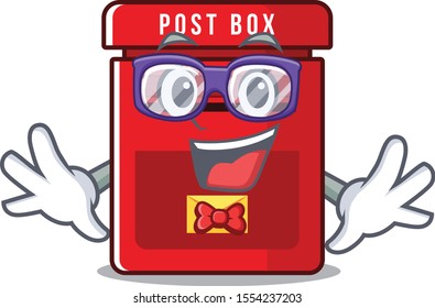 mailbox clings geek to cute cartoon wall