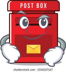 mailbox clings smirking to cute cartoon wall