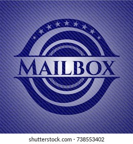 Mailbox emblem with jean high quality background