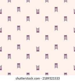 Mailbox engraved seamless pattern. Vintage letterbox in hand drawn style. Sketch texture for fabric, wallpaper, textile, print, title, wrapping paper. Vector illustration.