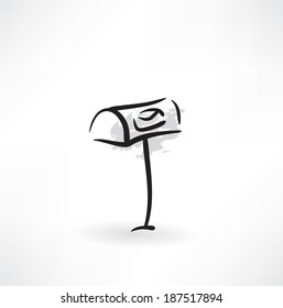 mailbox grunge icon
