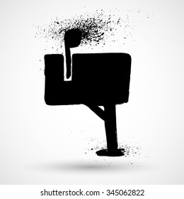 Mailbox grunge icon