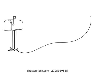 Vector de icono de línea de dibujo de mano de buzón
Icono de la línea del dibujo de la mano del Vector en un fondo transparente