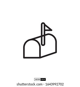 mailbox icon, design inspiration vector template for interface and any purpose