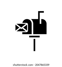 mailbox icon design vector template logo illustration perfect for all project 