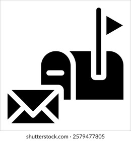 Mailbox Icon Element For Design