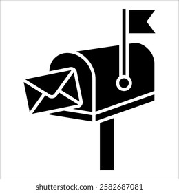 Mailbox Icon Element For Design
