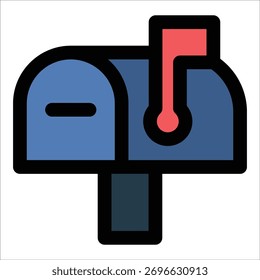 Elemento De Ícone De Caixa De Correio Para Design