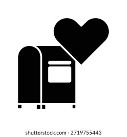 Icono de buzón de correo ilustración Vector Plantilla de diseño