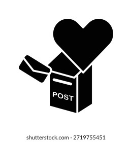 Icono de buzón de correo ilustración Vector Plantilla de diseño