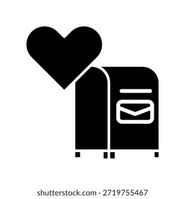 Icono de buzón de correo ilustración Vector Plantilla de diseño