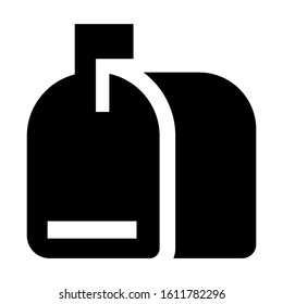 mailbox icon isolated sign symbol vector illustration - high quality black style vector icons
