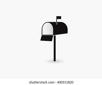 mailbox icon for letters. Vector