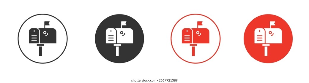Postfachsymbol für Logo, Vektorzeichensymbol für Design
