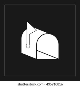 mailbox icon. mailbox sign