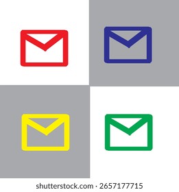 Mailbox Icon and Symbol Design 