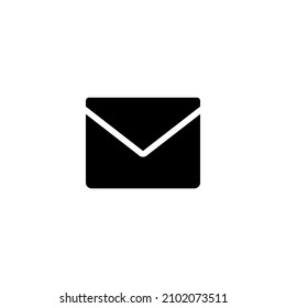 mailbox icon symbol. email mail message vector isolated on white background