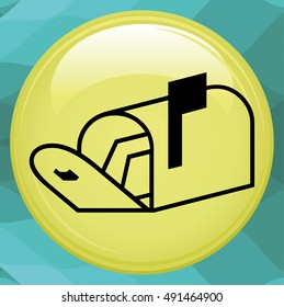 Mailbox Icon Vector.