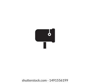 mailbox icon vector design element logo template