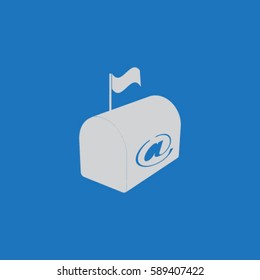 Mailbox icon, vector illustration