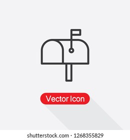 Mailbox Icon Vector Illustration Eps10