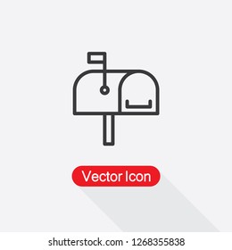 Mailbox Icon Vector Illustration Eps10