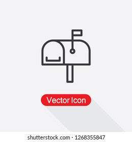 Mailbox Icon Vector Illustration Eps10