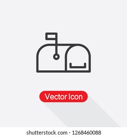 Mailbox Icon Vector Illustration Eps10