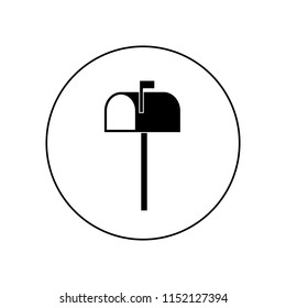 Mailbox icon vector, logo
