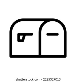 Mailbox Icon Vector Symbol Design Illustration