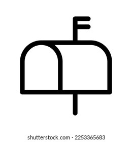 Mailbox Icon Vector Symbol Design Illustration