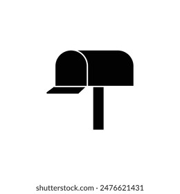 mailbox icon vector template illustration logo design