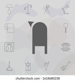 Mailbox icon. Web icons universal set for web and mobile