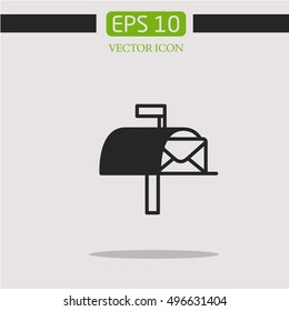 mailbox. letter. mail.icon vector