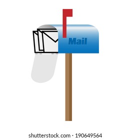 Mailbox with letters