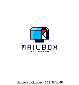 Mailbox Logo Design Image Stock 